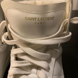 Yves Saint Laurent white sneakers
